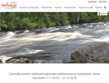 Tablet Screenshot of luonto.rovaniemi.fi